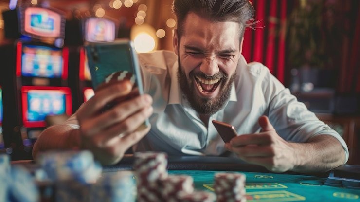 Proses unduhan dan instalasi aplikasi lumi77 di perangkat mobile